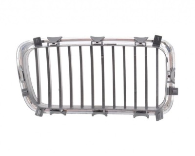 Grila radiator Bmw Seria 7 (E38), 04.1994-1998 dreapta, crom/crom/negru, 51138172280, 202205-4 foto