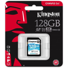 Card de memorie Kingston SDXC, 128GB, U3 V30I, Class 10, UHS-I foto