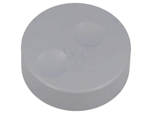 Buton rotativ plastic 6mm 39,6x13,5mm