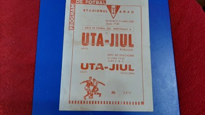 program UTA - Jiul Petrosani foto