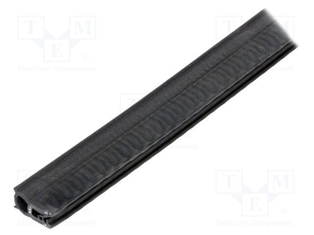 Garnitură EPDM neagră 11x22mm pentru panouri 1-3mm MOREK