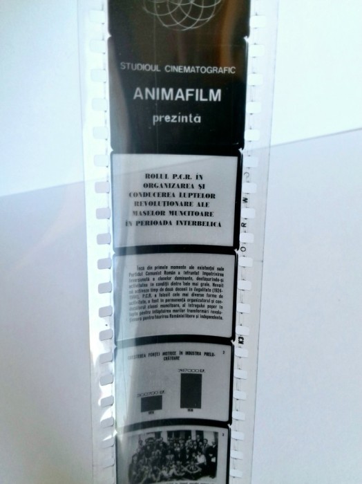 Diafilm PCR si lupta muncitorilor in perioada interbelica