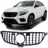 Grila sport radiator fata neagra lucioasa, potrivita pentru Mercedes GLE Coupe C292 din 15 Performance AutoTuning