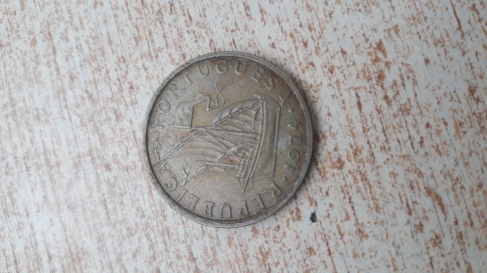 Portugalia - 10 escudos 1974.