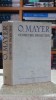Geometrie proiectiva O. Mayer Editura Academiei 1970 790 pagini Carte colectie Titlu studiu carte stiinta