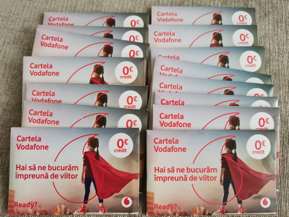 50 Cartele Vodafone SIGILATE - numere aleatorii numar cartela mobil SIM  telefon | Okazii.ro