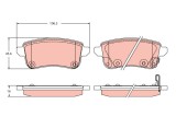 TRW GDB2413 set placute frana,frana disc