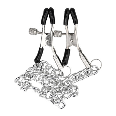 Bound to Please Adjustable Nipple Clamps &amp;amp; Chain foto