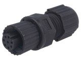Mufă M12 8 PIN Mamă DeviceNet/CANopen Pe Cablu IP68