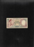 Indonezia 5 rupii rupiah 1958 seria012862