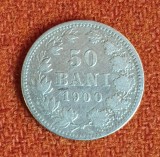 50 Bani 1900 Moneda din argint - Regele Carol - Regatul Romaniei