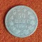 50 Bani 1900 Moneda din argint - Regele Carol - Regatul Romaniei