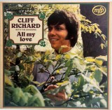 Cliff Richard &lrm;&ndash; All My Love NM / VG+ [ vinil, LP ] pop _ nm / vg+ MFP 1970 Germania