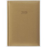 Agenda A5 Herlitz De Luxe 2020, Datata, 352 File, Coperta Termosensibila, Bej