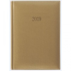 Agenda Herlitz 2020, Format A5, Datata De Luxe, 352 File, Bej