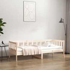 vidaXL Pat de zi fără saltea, 80x200 cm, lemn masiv pin