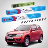 Cumpara ieftin Ștergătoare Suzuki Grand Vitara II JT 3 Uși 2012-2015 | Set Față și Spate Flat Premium &ndash; TeamCar&reg;