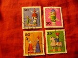 Serie RFG -1971 - Jucarii , 4 val. stampilate, Stampilat