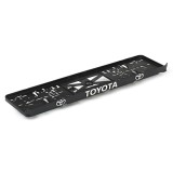 Set suport placute numar inmatriculare auto 3D (fata + spate) Toyota