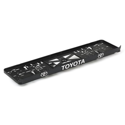 Set suport placute numar inmatriculare auto 3D (fata + spate) Toyota foto