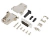 Conector D-Sub 15-Pini Tată Drept Lipire pe Cablu Gold Flash