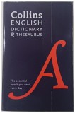 Collins ENGLISH DICTIONARY and THESAURUS , 2016
