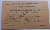 Livret de asigurare , 1934