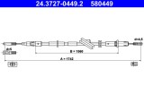ATE 24.3727-0449.2 Cablu, frana de parcare