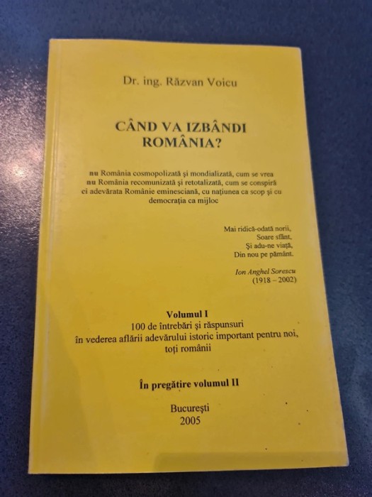 C&acirc;nd va izb&acirc;ndi Rom&acirc;nia?