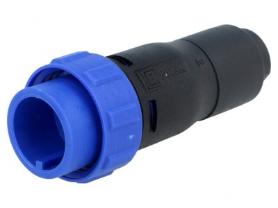 Conector Circular Mufă Tată 6 PIN fără Contacte pe Cablu foto