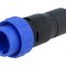 Conector Circular Mufă Tată 6 PIN fără Contacte pe Cablu