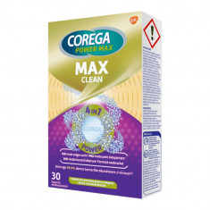 Tablete efervescente Max Clean, 30 tablete, Corega