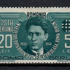 Romania 1940, LP.142ii - Codreanu, PA, sarniera, MH