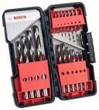 Bosch Set 18 burghie spirale HSS PointTeQ ToughBox, D1-10mm - 3165140917681