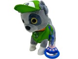 Cățel Interactiv Radiocomandă Rocky Paw Patrol, 23 cm, Lățră, Merge, Dă din Coadă, Jucărie Copii 3+