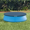 Prelata Piscina Intex 244cm Rotunda Albastra 28020 Polietilena Protectie Impuritati Rezistenta UV