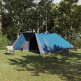Cort de familie cu verandă mare - Albastru - Impermeabil pentru 12 persoane
