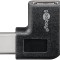 Adaptor USB 3.1 TYPE C - TYPE C 90 Grade 5Gbps potrivit pentru MacBook Goobay 45402