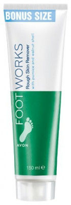 Exfoliant pentru picioare Avon cu particule de coaja de nuca, Testat dermatologic clinic, 150 ml foto