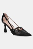 Coccinelle pantofi cu toc culoarea negru, E4 SRF 13 01 01 001