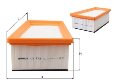 MAHLE LX 773 Filtru aer foto