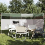 Paravan Camping Gossi Verde 366x152x152cm Impermeabil Poliester Fereastra Plasa Vant Plaja Portabil
