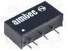 Convertor de tensiune, DC-DC, intrare 10,8...13,2V DC, iesire 15V DC, putere 2W, AIMTEC - AM2D-1215SH30Z