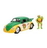 Cumpara ieftin Masinuta metalica Testoasele Ninja - 1959 Volkswagen Drag Beetle, scara 1:24