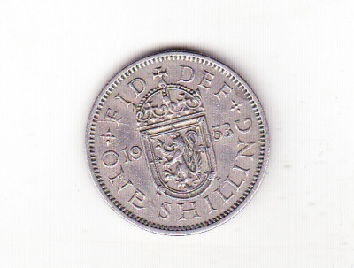 bnk mnd Marea Britanie Scotia 1 shilling 1953 foto