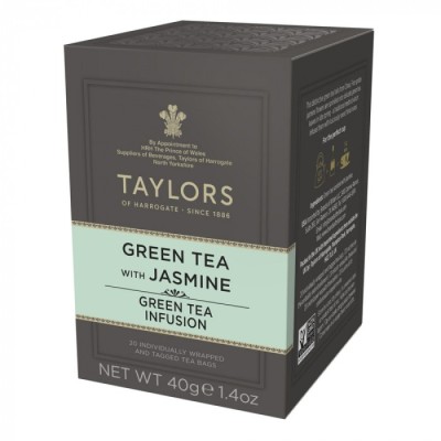 Taylors of Harrogate Ceai Verde cu Iasomie, 20 pliculete foto
