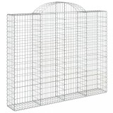 Cumpara ieftin Cos gabion arcuit 200x30x160/180 cm fier galvanizat