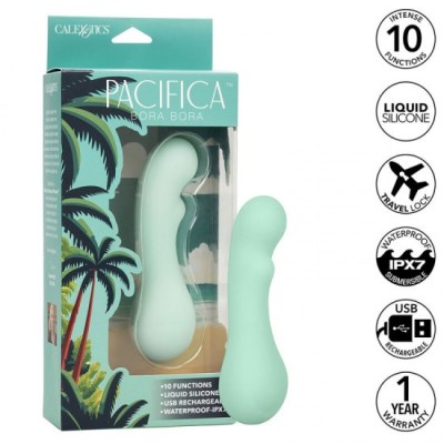 CALEXOTICS - PACIFICA BORA BORA ESTIMULATOR G SPOT 10 VIBRATIONS AQUA foto