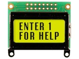 Afișaj LCD alfanumeric STN 8x2 gri 40x23,7x13,5mm