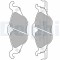 DELPHI LP1673 set placute frana,frana disc